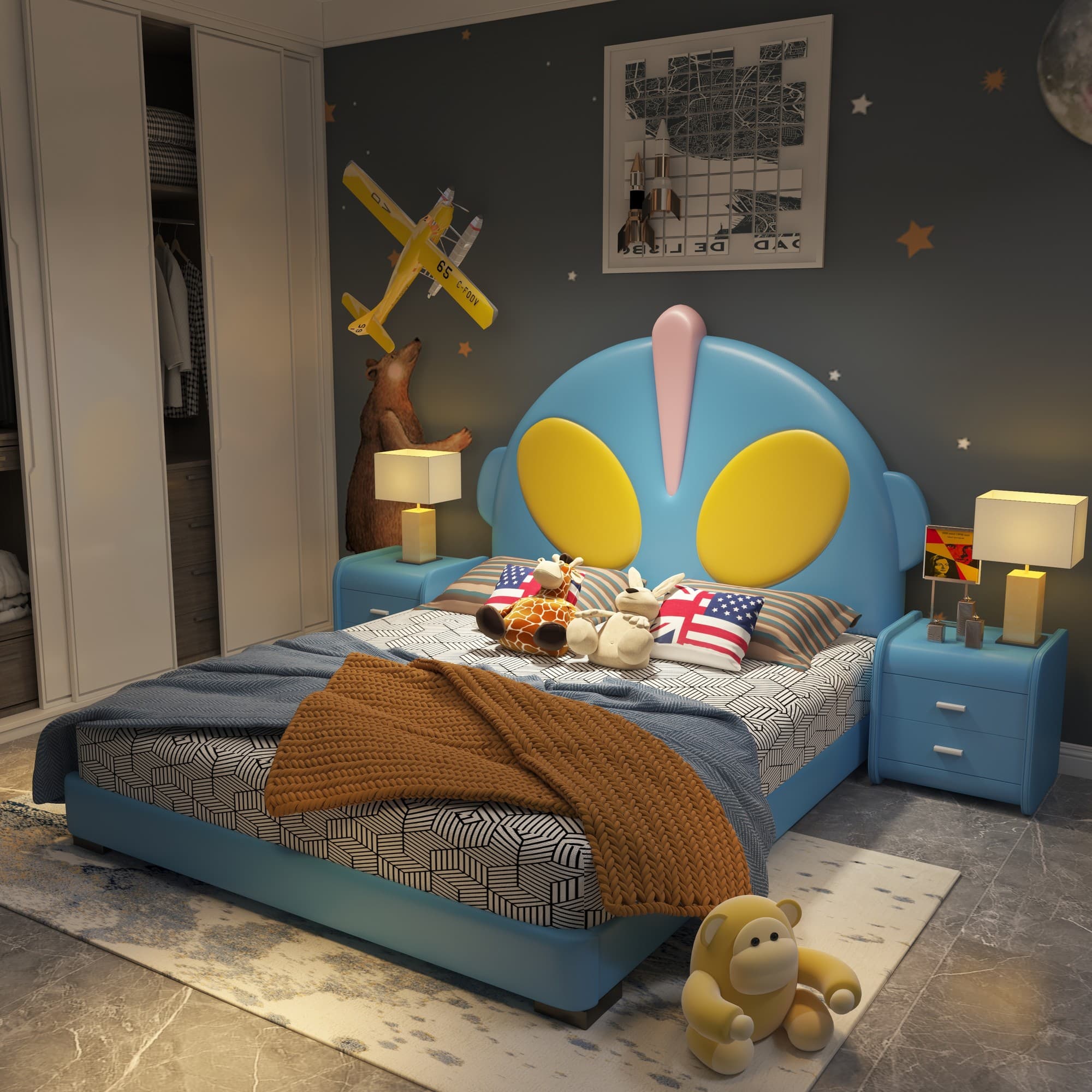 Ultraman bed